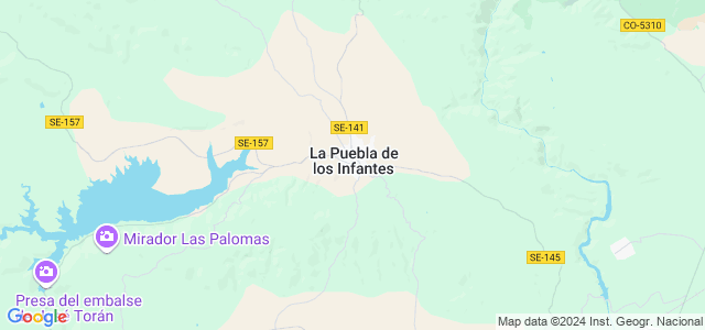 Mapa de Puebla de los Infantes