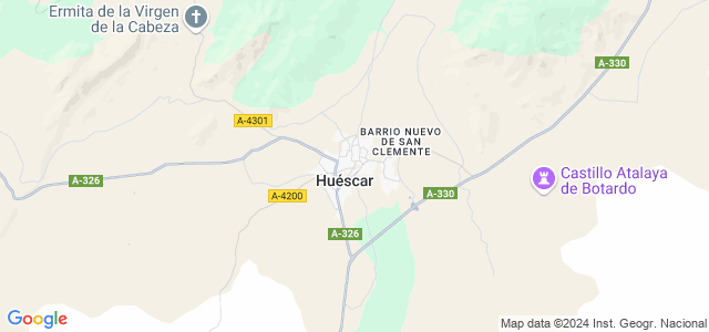 Mapa de Huéscar