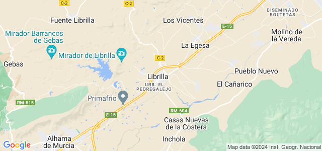 Mapa de Librilla