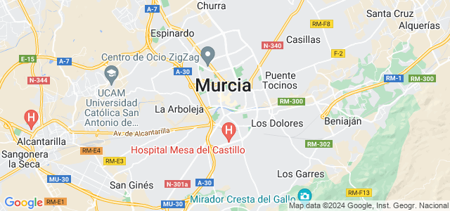 Mapa de Murcia