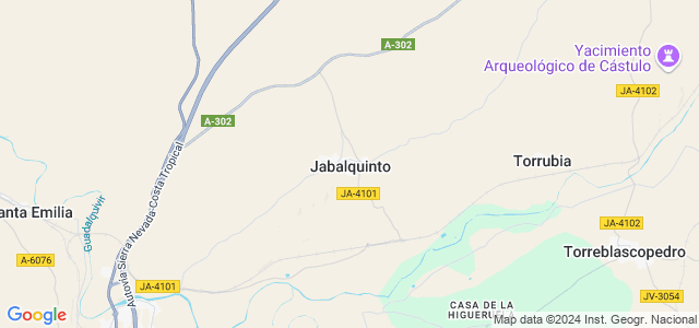 Mapa de Jabalquinto