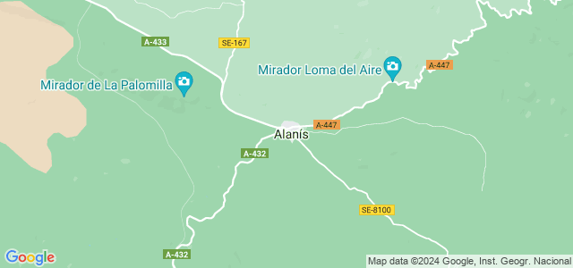 Mapa de Alanís