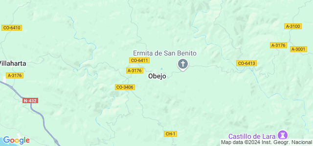 Mapa de Obejo