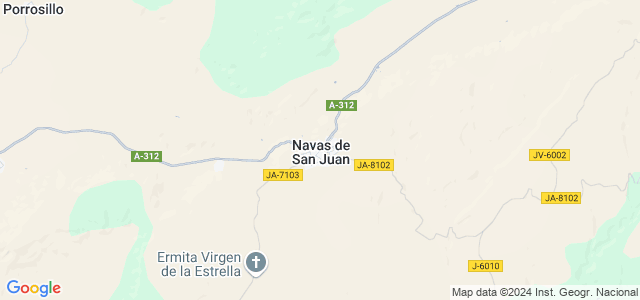 Mapa de Navas de San Juan