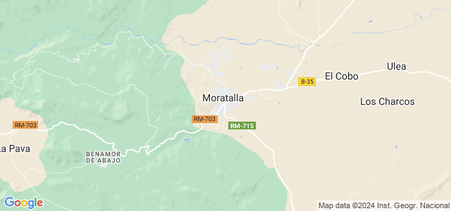 Mapa de Moratalla