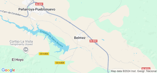 Mapa de Belmez