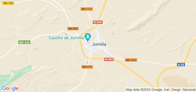 Mapa de Jumilla