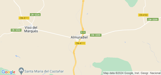 Mapa de Almuradiel