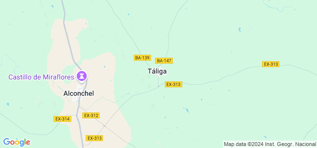 Mapa de Táliga