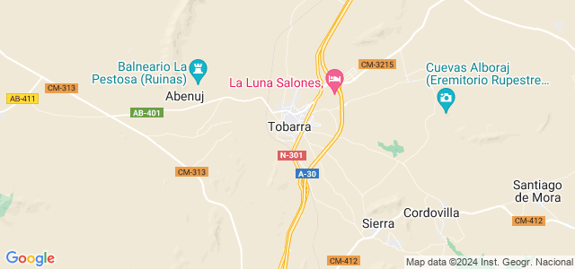 Mapa de Tobarra