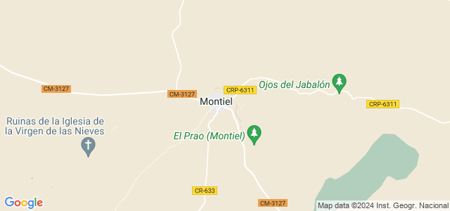 Mapa de Montiel