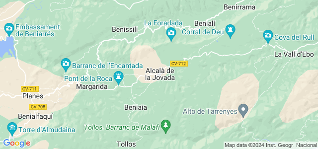 Mapa de Vall dAlcalà