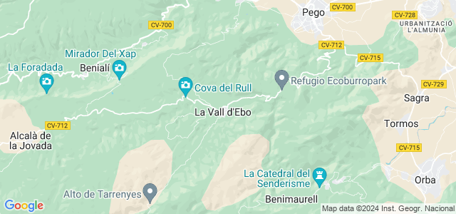 Mapa de Vall dEbo