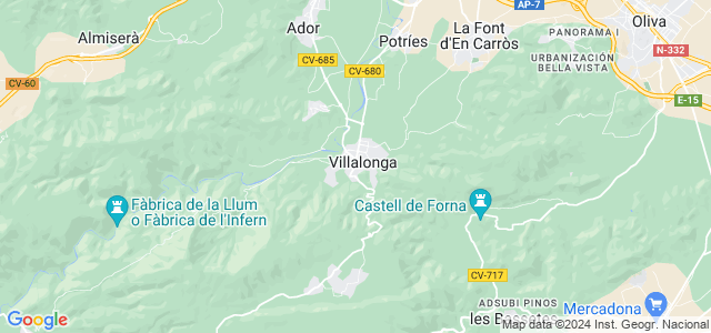 Mapa de Villalonga