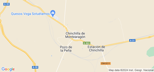 Mapa de Chinchilla de Monte-Aragón