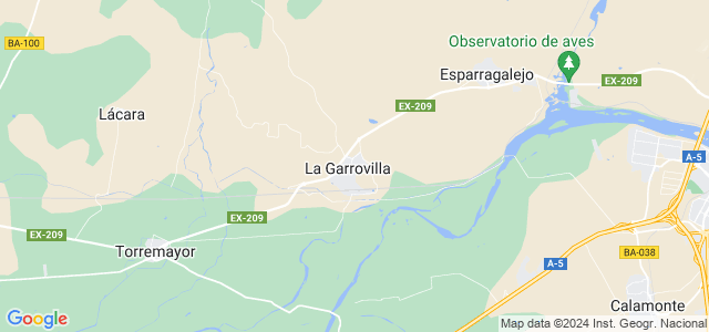 Mapa de Garrovilla