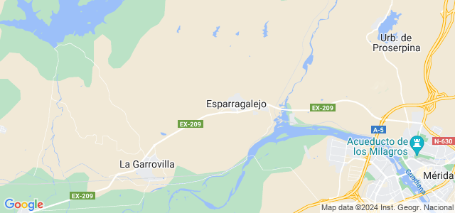 Mapa de Esparragalejo