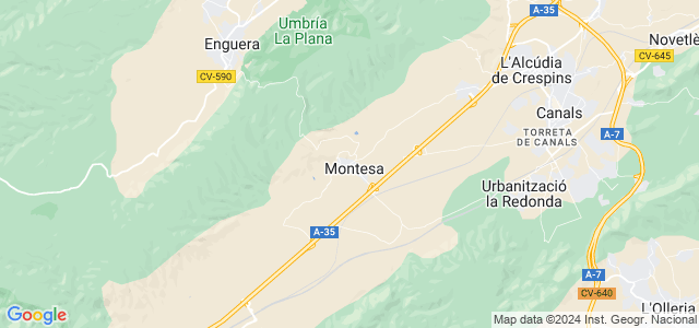 Mapa de Montesa