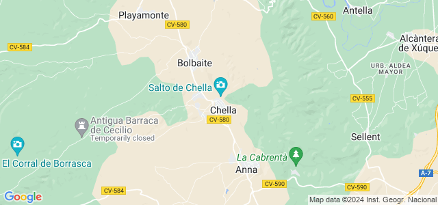 Mapa de Chella