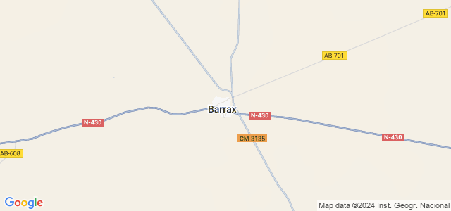 Mapa de Barrax