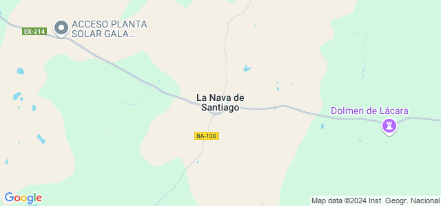 Mapa de Nava de Santiago