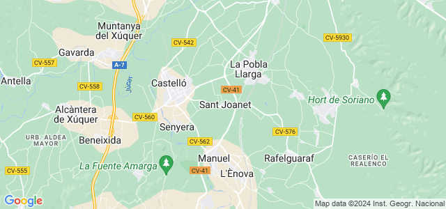 Mapa de Sant Joan de lÈnova