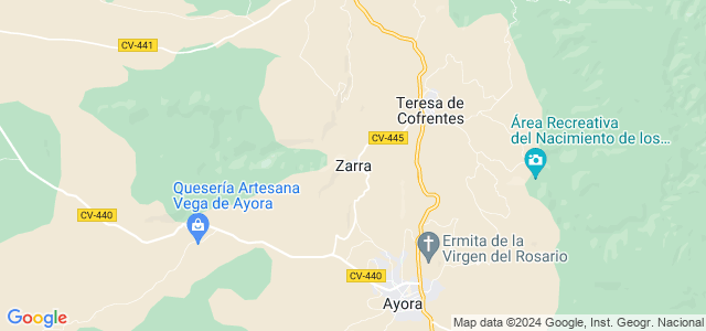 Mapa de Zarra