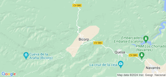 Mapa de Bicorp