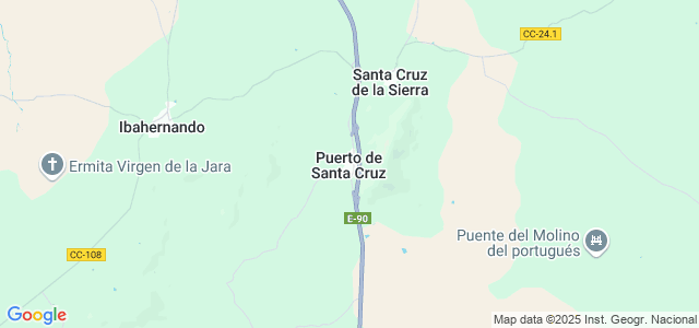 Mapa de Puerto de Santa Cruz