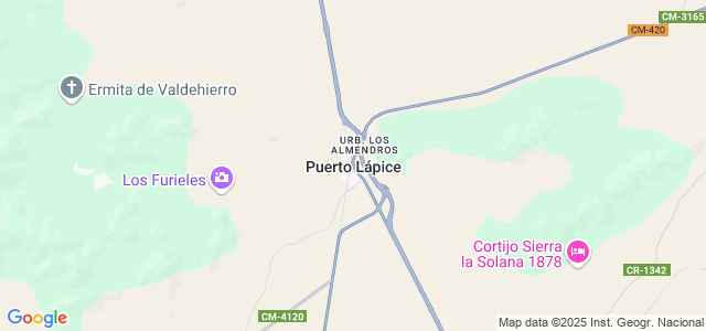 Mapa de Puerto Lápice