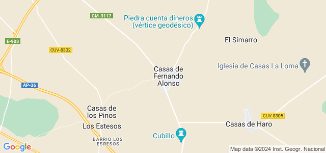 Mapa de Casas de Fernando Alonso