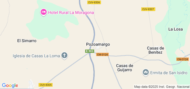 Mapa de Pozoamargo