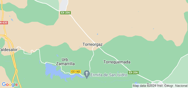 Mapa de Torreorgaz