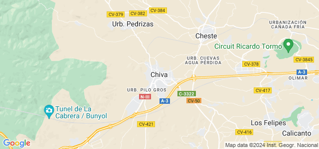 Mapa de Chiva