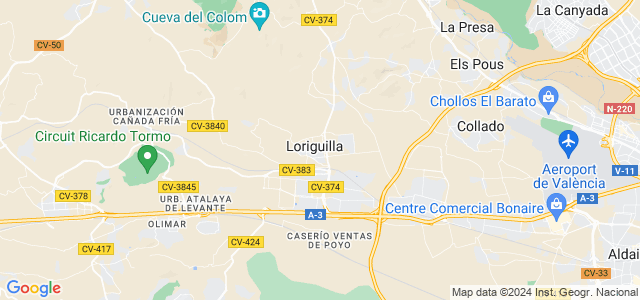 Mapa de Loriguilla