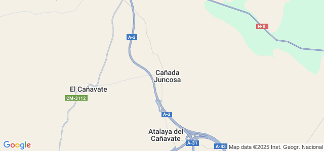 Mapa de Cañada Juncosa