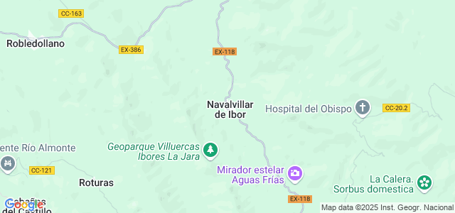 Mapa de Navalvillar de Ibor