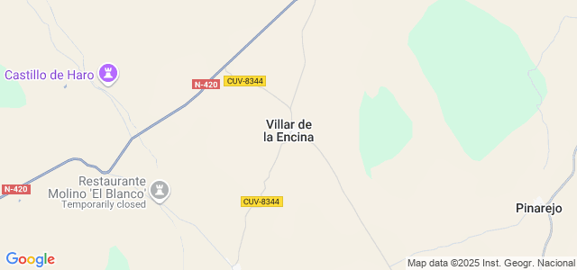 Mapa de Villar de la Encina