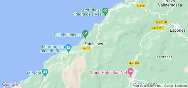 Mapa de Estellencs