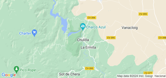 Mapa de Chulilla