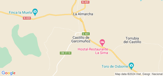 Mapa de Castillo de Garcimuñoz
