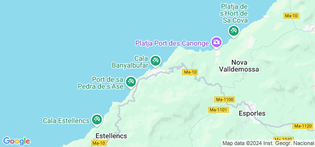 Mapa de Banyalbufar