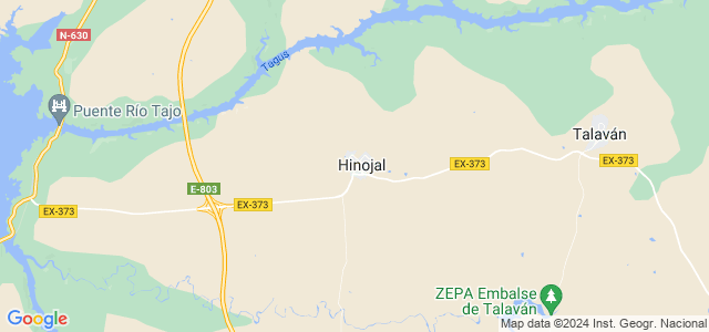 Mapa de Hinojal