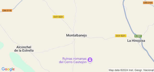 Mapa de Montalbanejo