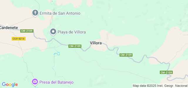 Mapa de Víllora