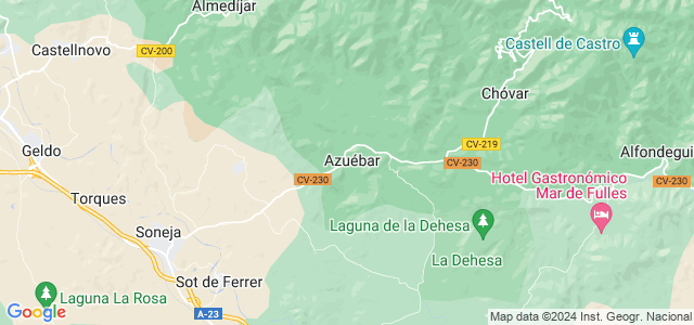 Mapa de Azuébar