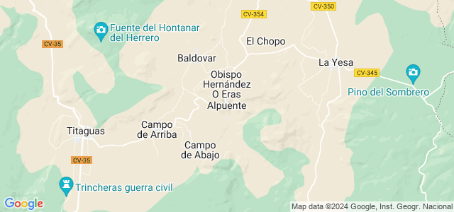Mapa de Alpuente
