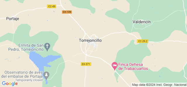 Mapa de Torrejoncillo