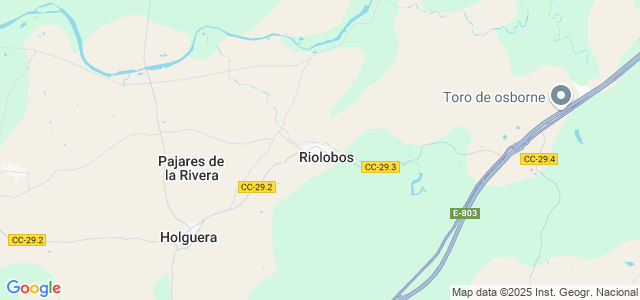 Mapa de Riolobos