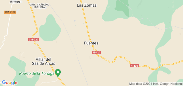 Mapa de Fuentes